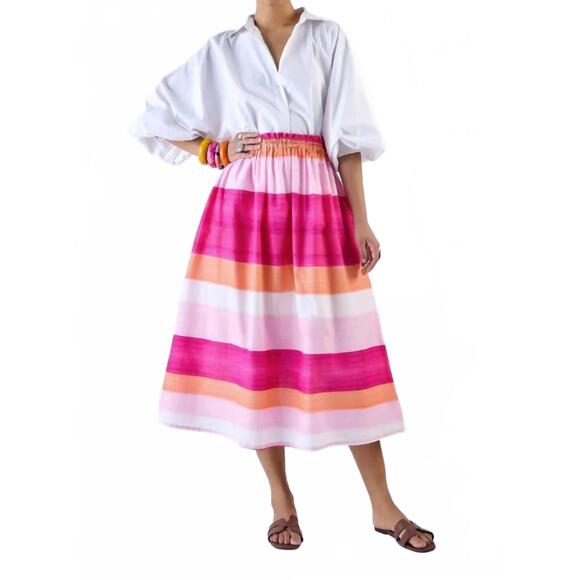 NEW BEYOND BY VERA amber skirt in twilight blush